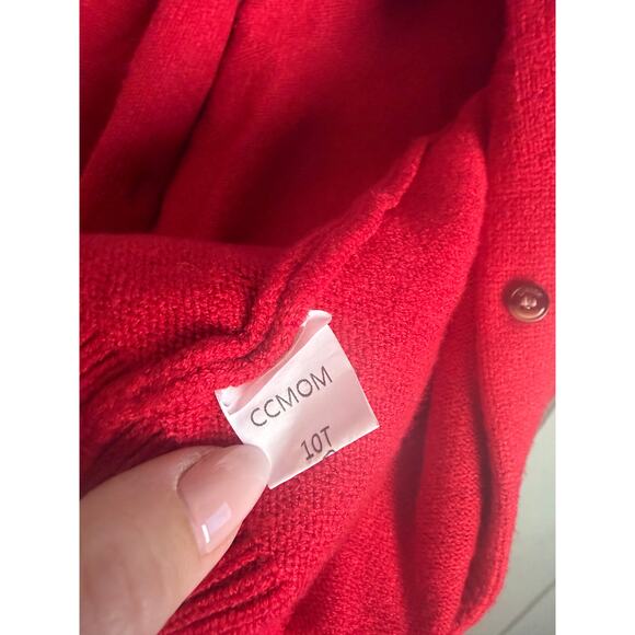 Vintage 90s Kids Snowman Cardigan Sweater – Size 10T - Picture 5 of 6